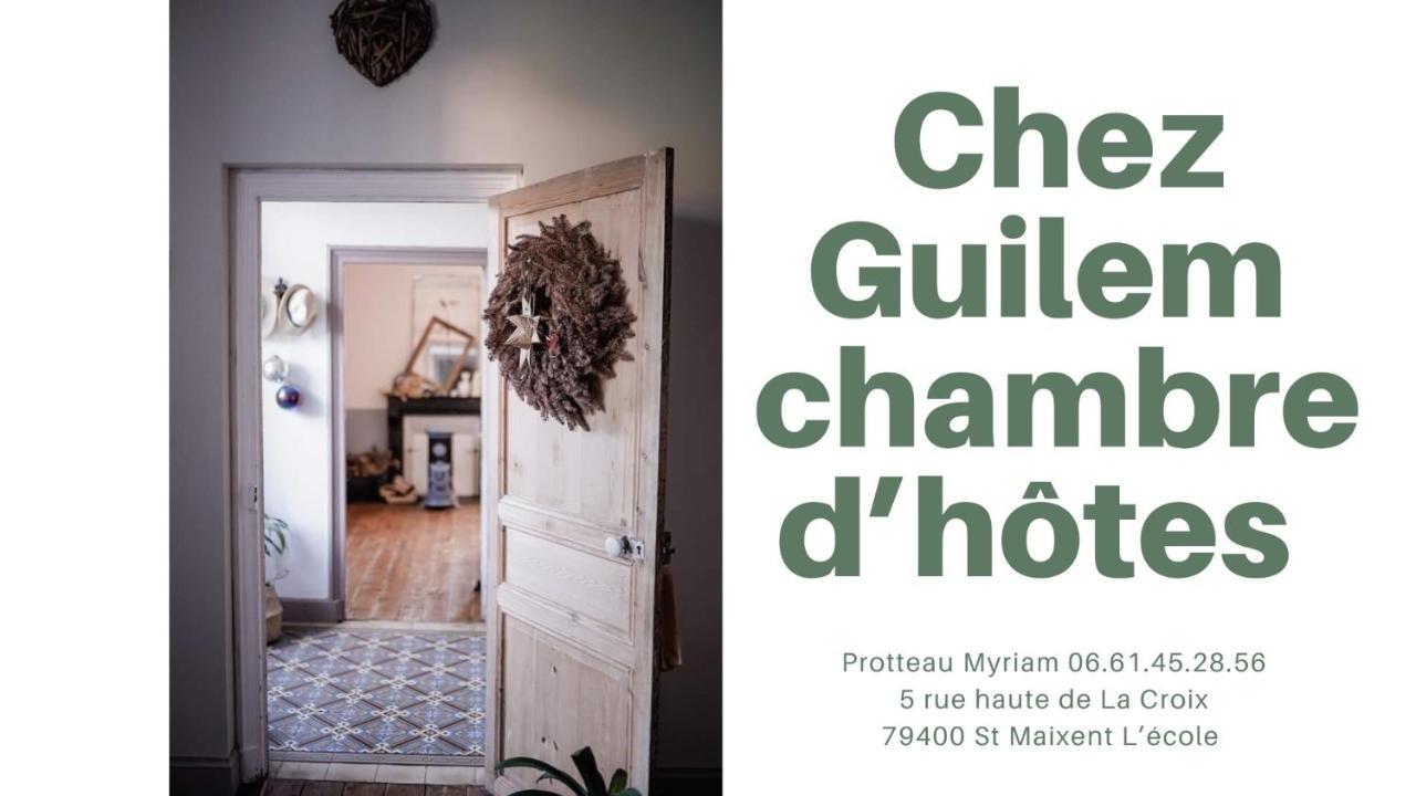Chez Guilhem Panzió Saint-Maixent-lʼÉcole Kültér fotó